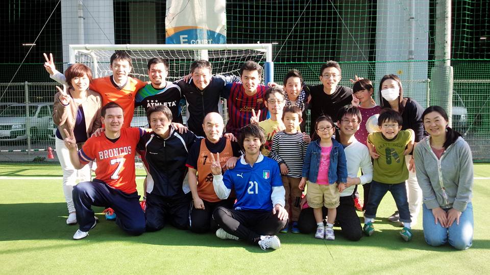 治療家仲間と家族を招いて フットサル交流会