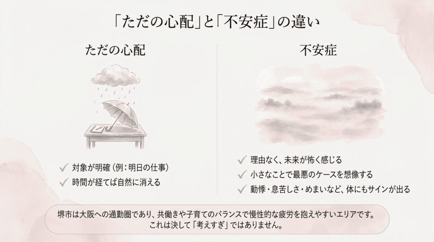 不安症と心配性